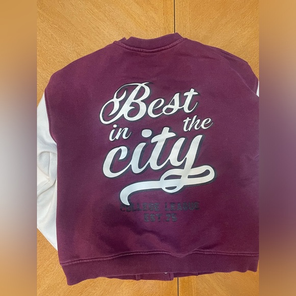 Zara New York Varsity Jacket "Best In The City" *Excellent Cond* Size Kids 12 - Picture 10 of 11